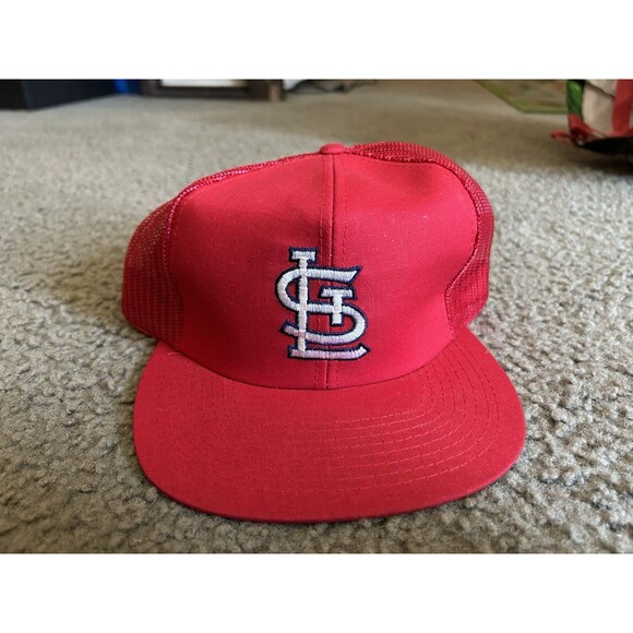 Vintage NOS 80’s St Louis Cardinals Meshback Snapback By Sports Specialties Hat - Picture 1 of 5